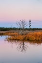 Marsh View of Cape Hatteras Lighthouse at Sunrise