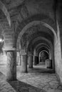 Vertical View the Crypt Under The Basilica of Saint Cataldo. Tar