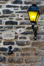 Vertical view of Cul-de-Sac Staircase (Escalier du Cul-de-Sac) sign on 18th century patrimonial building