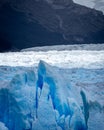 Vertical View Glacier Perito Moreno national park Los Glaciares. The Argentine Patagonia Royalty Free Stock Photo