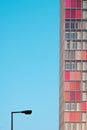 Vertical view of the GSW headquarters, an emblematic example of sustainable architecture