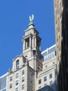 New York, NY / United States - Sept. 17, 2015: A vertical image of the iconic Bank of New York & Trust Company Building. A Royalty Free Stock Photo
