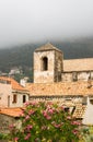 Vertical View of Historic Buildings in Dubrovnik Old Town