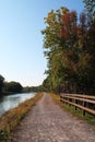 Autumn colors on the towpath of the Erie Canal