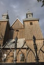 Old wooden church, Poland Royalty Free Stock Photo