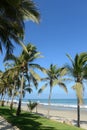 Vertical view of Mancora Beach in Peru