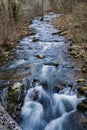 Vertical View North Creek, Botetourt County, Virginia, USA Royalty Free Stock Photo