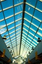 Vertical view on office ceiling Royalty Free Stock Photo
