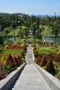 Ujung Water palace from top of stairs Royalty Free Stock Photo