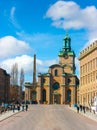 Vertical view of Storkyrkan cathedral