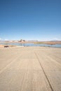 Vertical view from the Wahweap Marina boat ramp in Page, Arizona