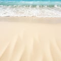 vertical view of wave on the sand, AI generated