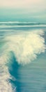 Vertical Wave Seascape Royalty Free Stock Photo