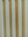 Vertical Wavy Wood Panel Wall Texture with Natural Wood Grain in Light Cream Shades Royalty Free Stock Photo