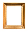 Vertical wide retro wooden painting frame