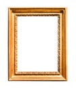 Vertical wide retro wooden picture frame