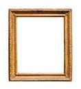 Vertical wide vintage wooden picture frame