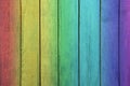 Vertical wood background with rainbow gradient. Rainbow Wood Background Royalty Free Stock Photo