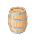 Vertical Wooden barrel for wine or beer