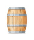 Vertical Wooden barrel for wine or beer