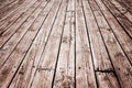 Vertical wooden planks fence boardwalk Royalty Free Stock Photo