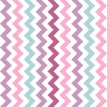 Vertical zigzag pattern, seamless background. Abstract geometric texture. Simple children`s print. Vector illustration Royalty Free Stock Photo