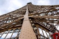 Verticals View of an Eiffel Tower Paris Royalty Free Stock Photo