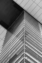 Vertival shot of the modern kranhaus building in the Rheinauhafen of Cologne, Germany