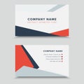 Vertor Visit Card. Business Card Template Design Royalty Free Stock Photo