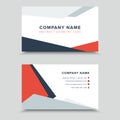 Vertor Visit Card Template Design. Royalty Free Stock Photo