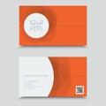 Vertor Visit Card Template Design. Royalty Free Stock Photo