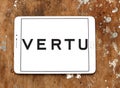 Vertu mobile phones manufacturer logo