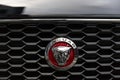 Jaguar luxury car logo in verviers belgium Royalty Free Stock Photo
