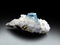 Very aesthetic aquamarine specimen skardu shigar Pakistan Royalty Free Stock Photo