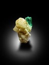 very amazing Emerald Specimen from Swat Valley Kpk Pakistan Royalty Free Stock Photo