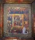 A very ancient Christian icons, paintings of saints apostles