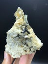 very beautiful Aquamarine Var Beryl cluster with mica and quartz muscovite Crystal Mineral specimen from Skardu Pakistan