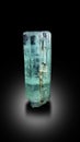 Very beautiful blue Aquamarine var Beryl crystal  specimen from skardu Pakistan Royalty Free Stock Photo