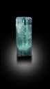 Very beautiful blue Aquamarine var Beryl crystal  specimen from skardu Pakistan Royalty Free Stock Photo