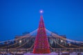 Very beautiful Christmas tree and very beautiful Christmas background