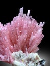 very beautiful cluster bunch of pink tourmaline crystals Mineral specimenf rom skardu Pakistan