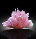 very beautiful cluster bunch of pink tourmaline crystals Mineral specimenf rom skardu Pakistan