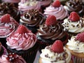 very beautiful delicious cupcakes