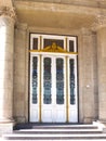 Very beautiful door of the main entrance of the administrative building in Buenos Aires Royalty Free Stock Photo