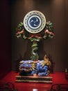 Very beautiful Drum inside Buddha Tooth Relic Temple.