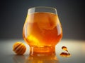 Very Beautiful and Elegant Glass Of Honey