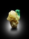 very beautiful Emerald Specimen from Swat Valley Kpk Pakistan Royalty Free Stock Photo