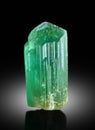 very beautiful Green Tourmaline crystal Mineral specimen from Afghanistan Royalty Free Stock Photo