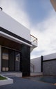 Very beautiful minimalist 3D house design image