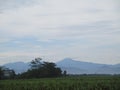 Very beautiful mountain view from a distance of 3 hours drive Royalty Free Stock Photo